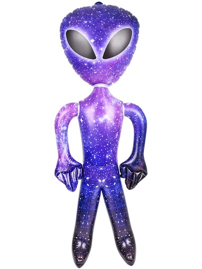 Outerspace Starry Night Extra-terrestrial Galaxy Alien Inflatable 63"